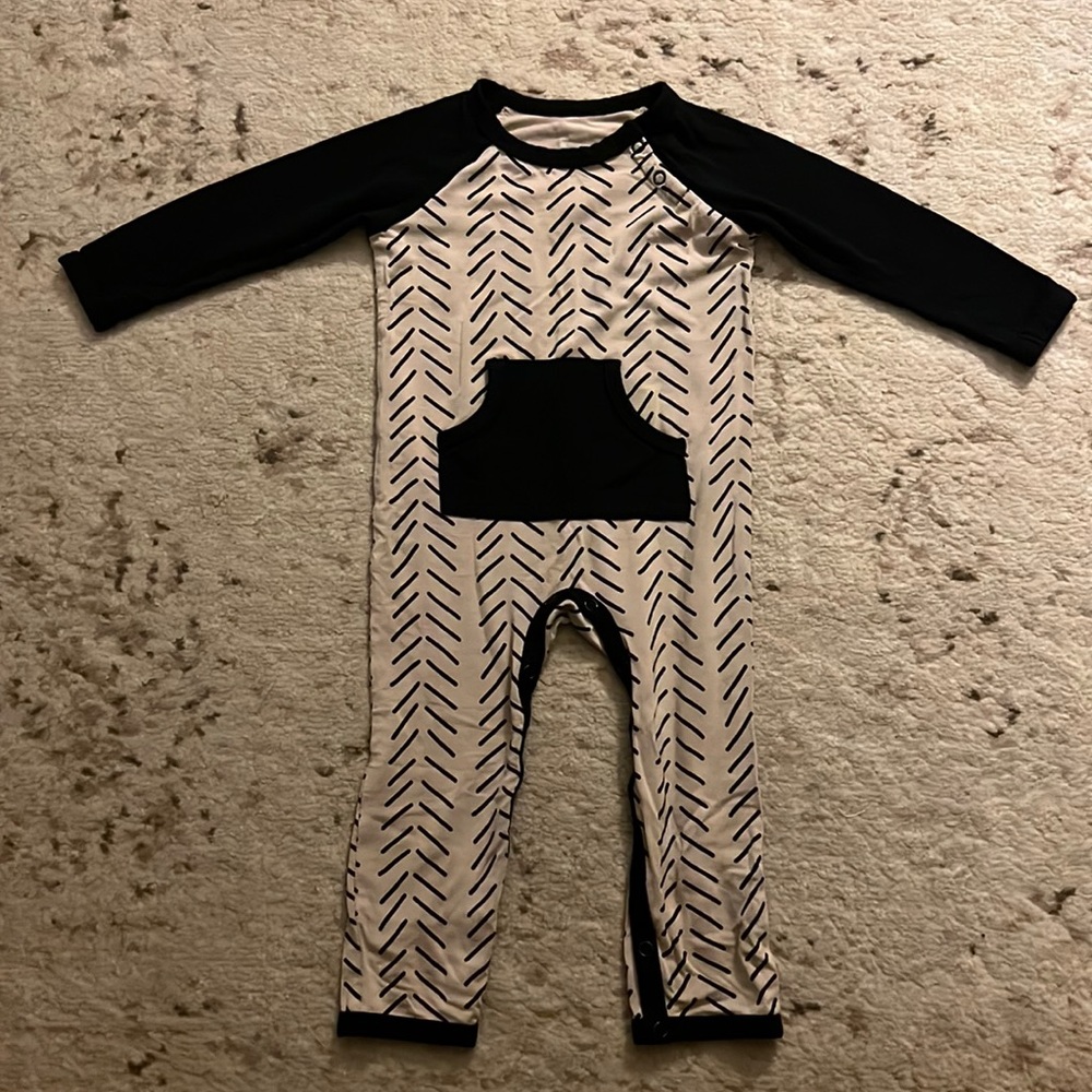 Kyte BABY Khaki Herringbone Longall 12-18 months
